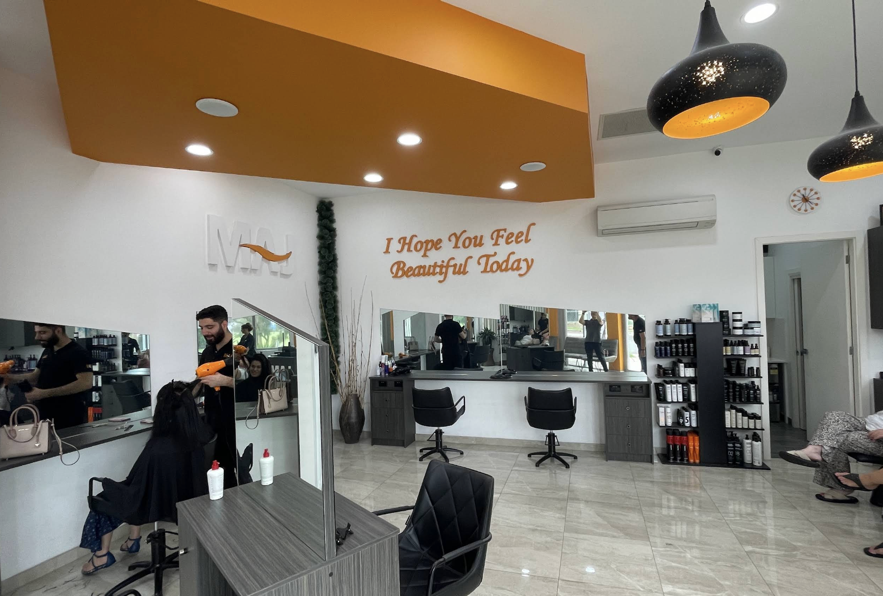 Inside Maj Hair Studio