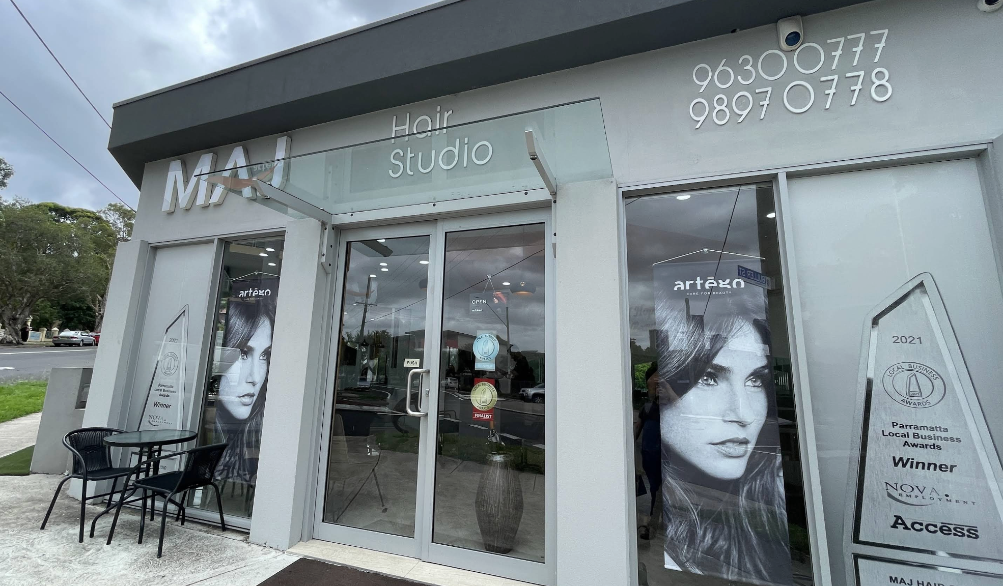Maj Hair Studio storefront